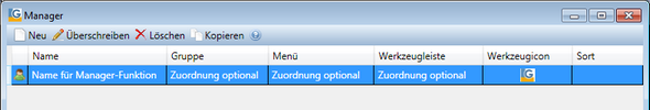 Managerfunktion Managerfunktion