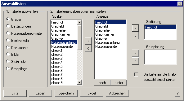 Listen_Tabellen
