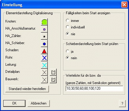 Einstellungen