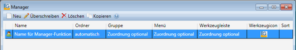 Managerfunktion Managerfunktion