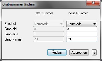 Grabnummer_ändern