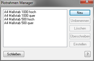 Menü_Manager_Plotrahmen