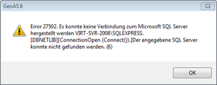 SQLServerFehlermeldung